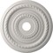 Ekena Millwork Cole PVC Medallion (Canopies up to 6"), 22"OD x 3 1/2"ID x 1"P, UltraCover Satin Blossom White CMP22COGBW - alternate 1
